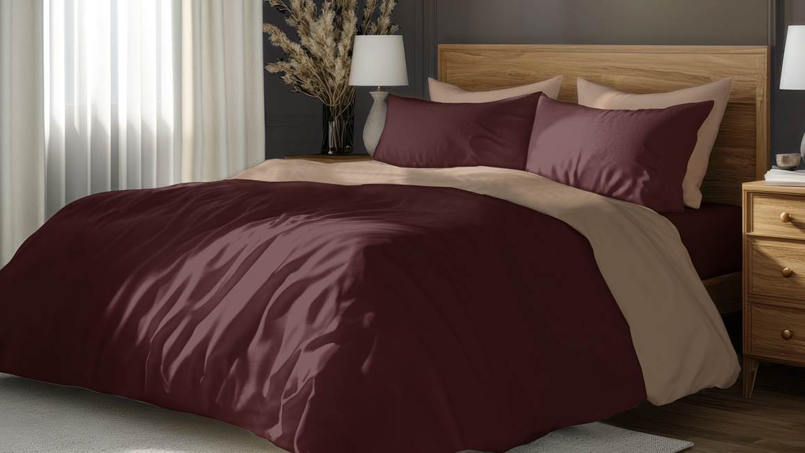 Satin d’Or Reverso housse de couette