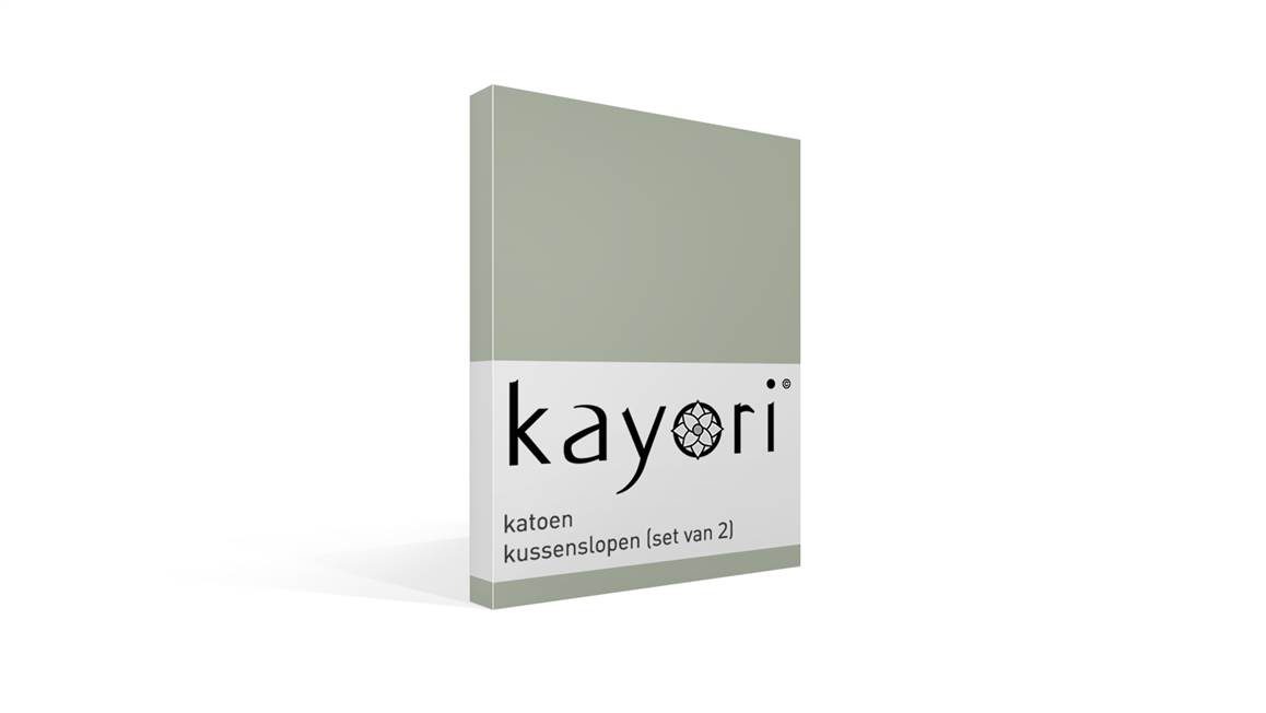 Kayori Kai taies d’oreiller coton 57 fils (lot de 2)