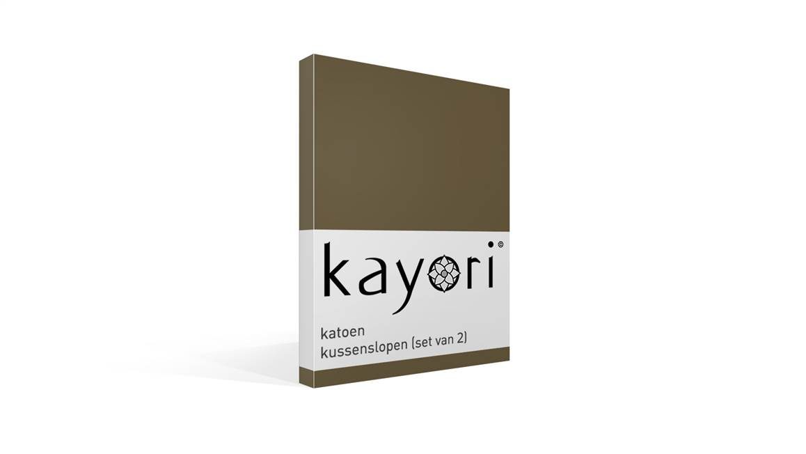 Kayori Kai taies d’oreiller coton 57 fils (lot de 2)
