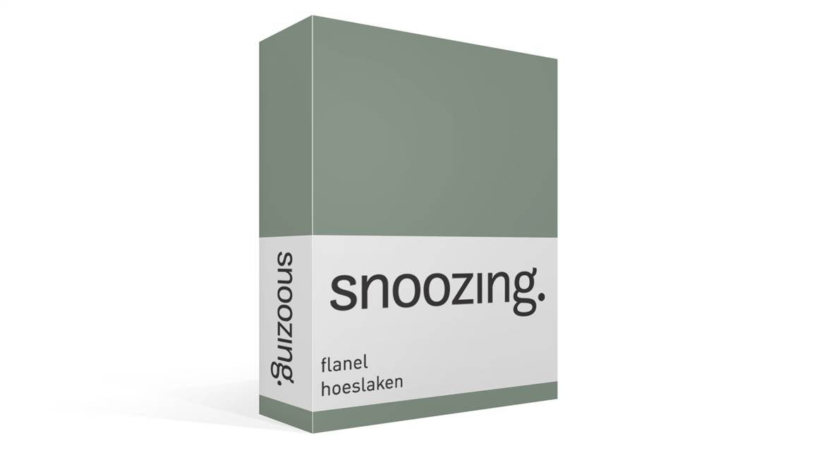 Snoozing drap-housse flanelle
