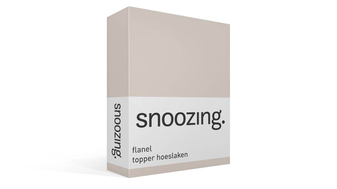 Snoozing drap-housse surmatelas flanelle
