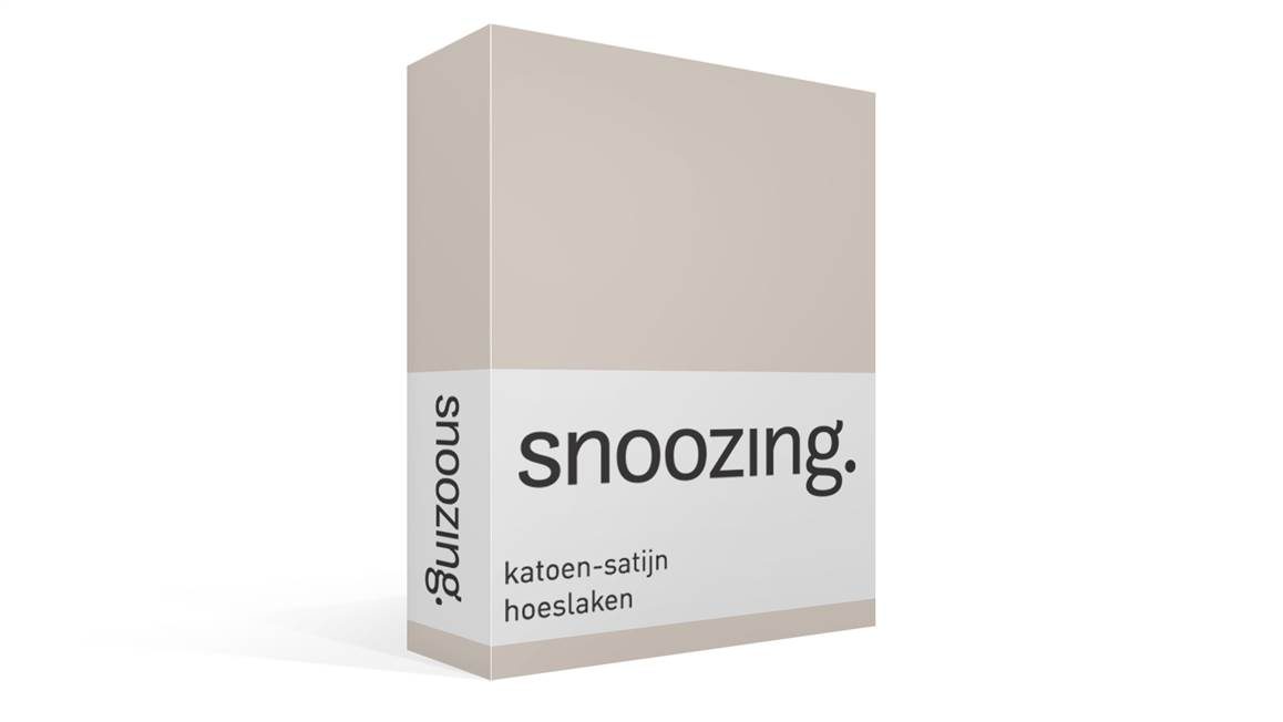 Snoozing drap-housse satin