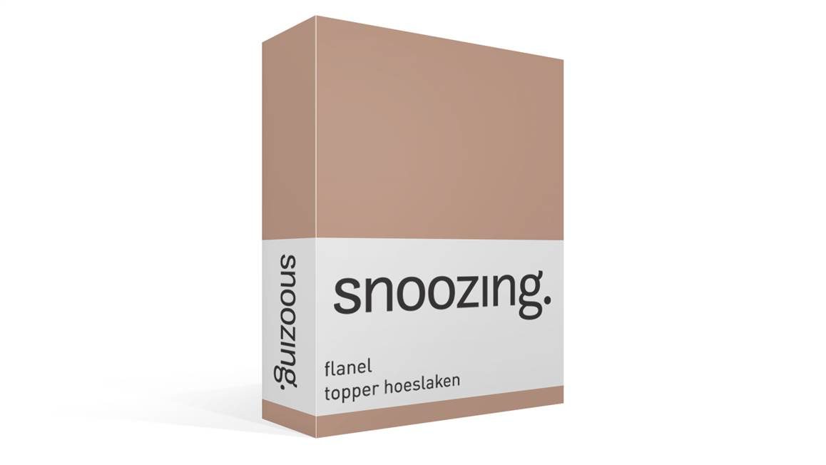 Snoozing drap-housse surmatelas flanelle