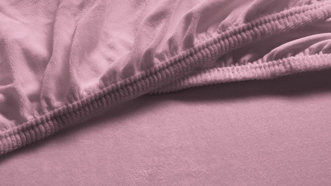 Snoozing drap-housse velours