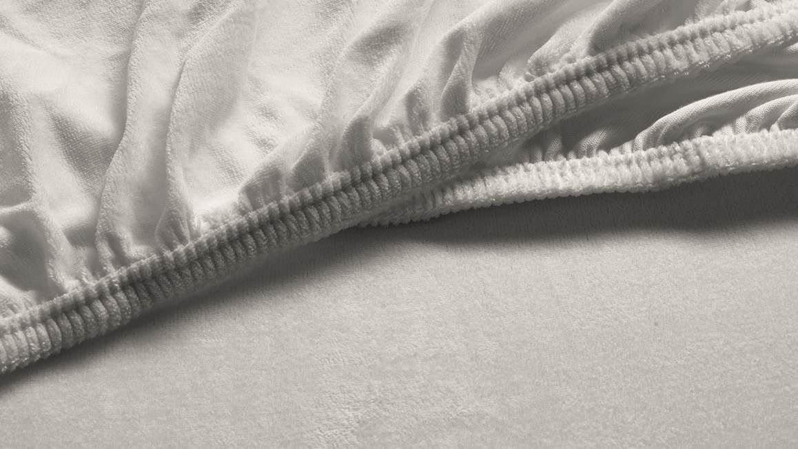 Snoozing drap-housse velours