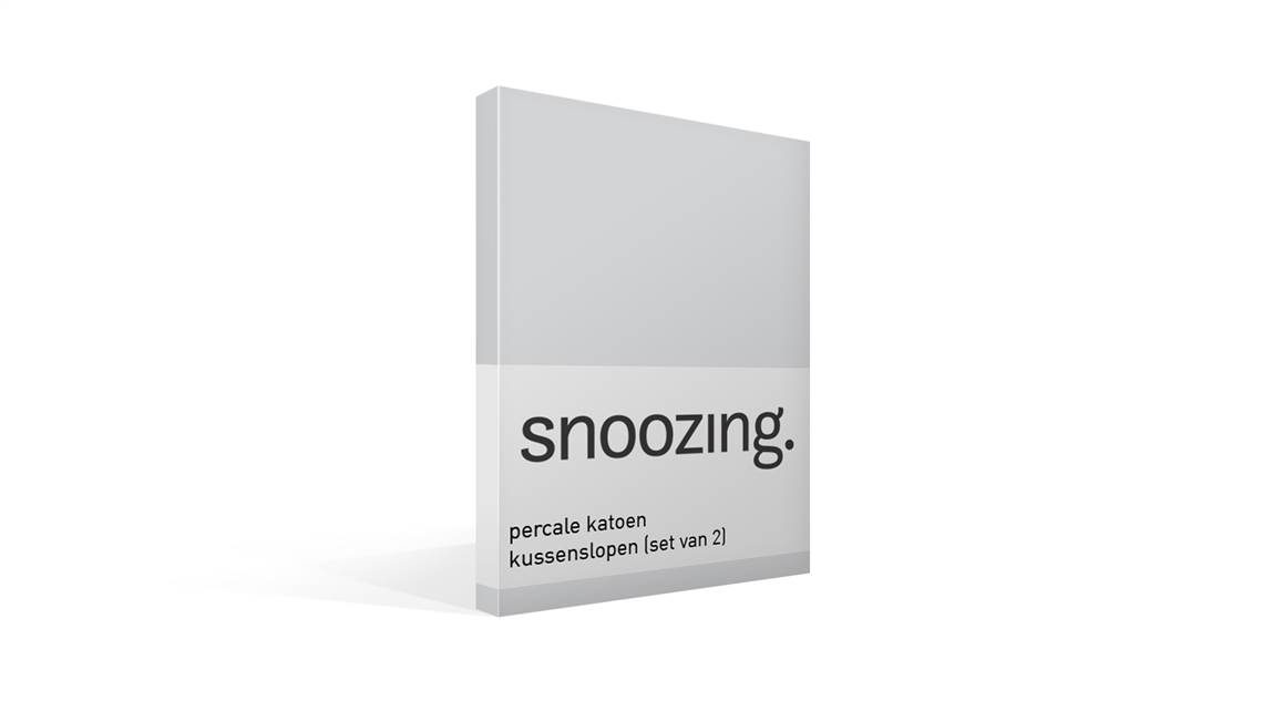 Snoozing taies d’oreiller percale (lot de 2)
