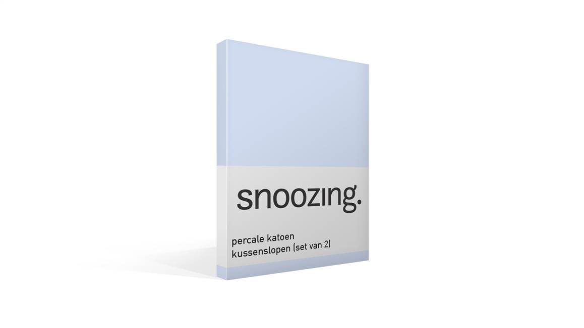 Snoozing taies d’oreiller percale (lot de 2)