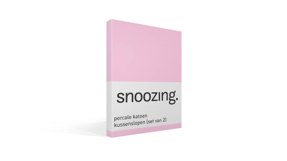 Snoozing taies d’oreiller percale (lot de 2)