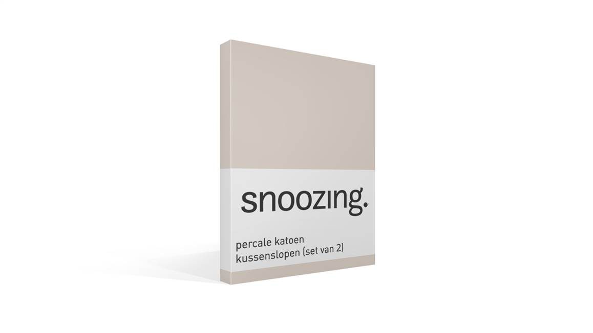 Snoozing taies d’oreiller percale (lot de 2)