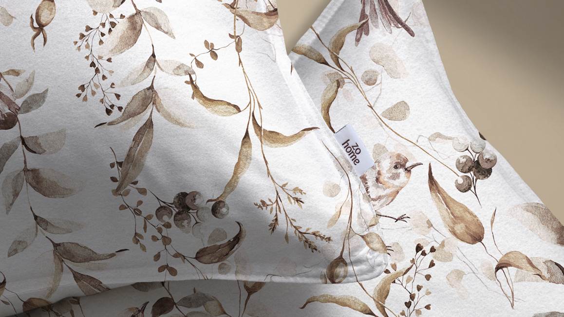 Zohome Colette housse de couette en flanelle