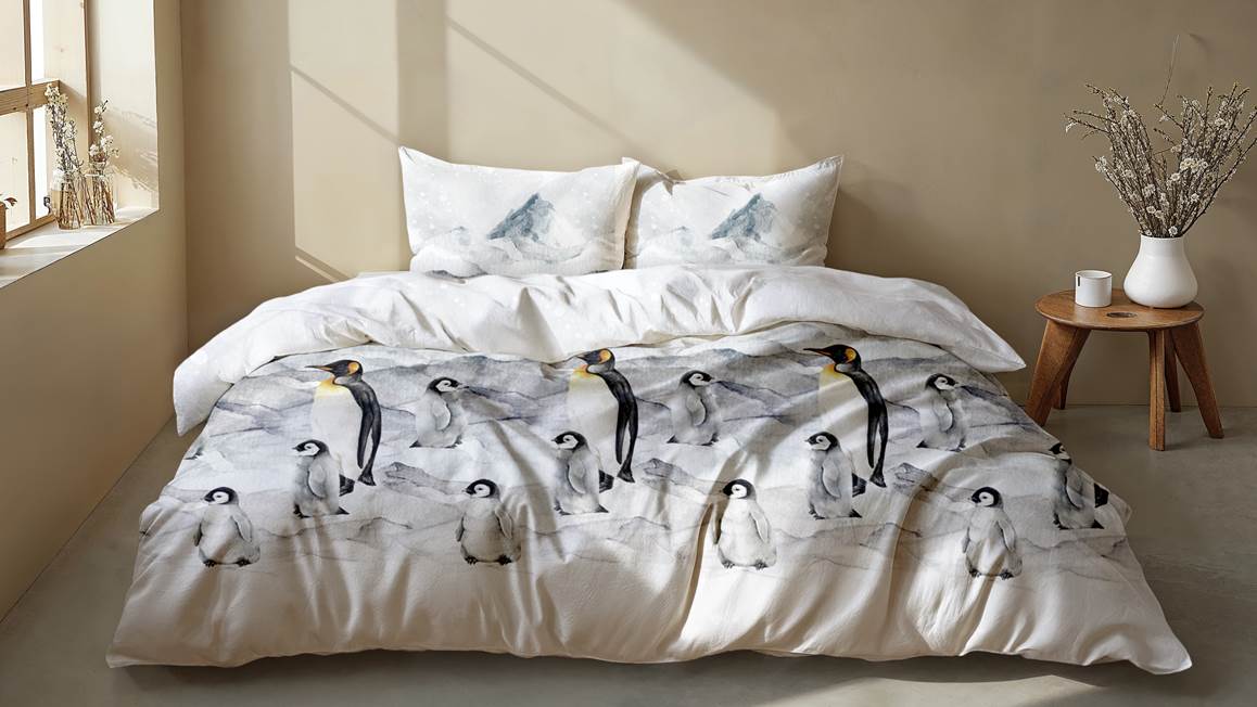 Zohome Frostine housse de couette en flanelle