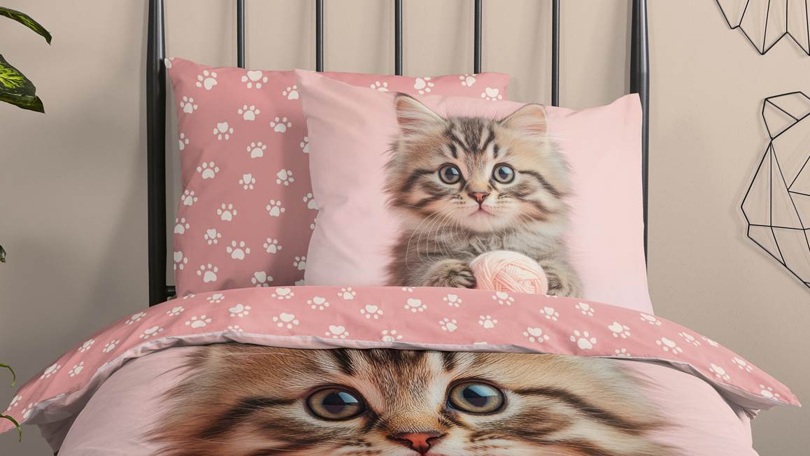 Good Morning Chat housse de couette