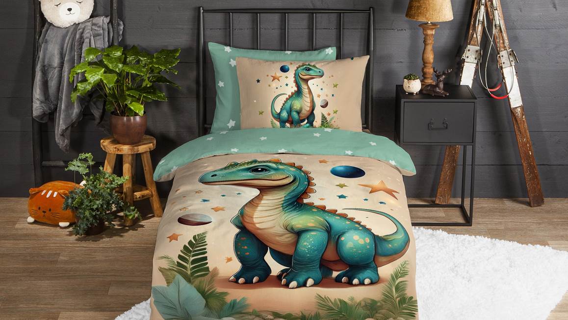 Good Morning Milo housse de couette en flanelle