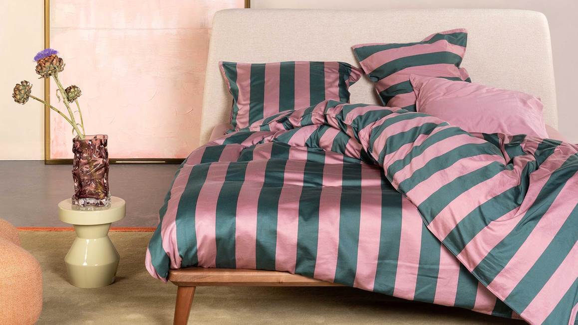 Essenza Minte Stripe housse de couette