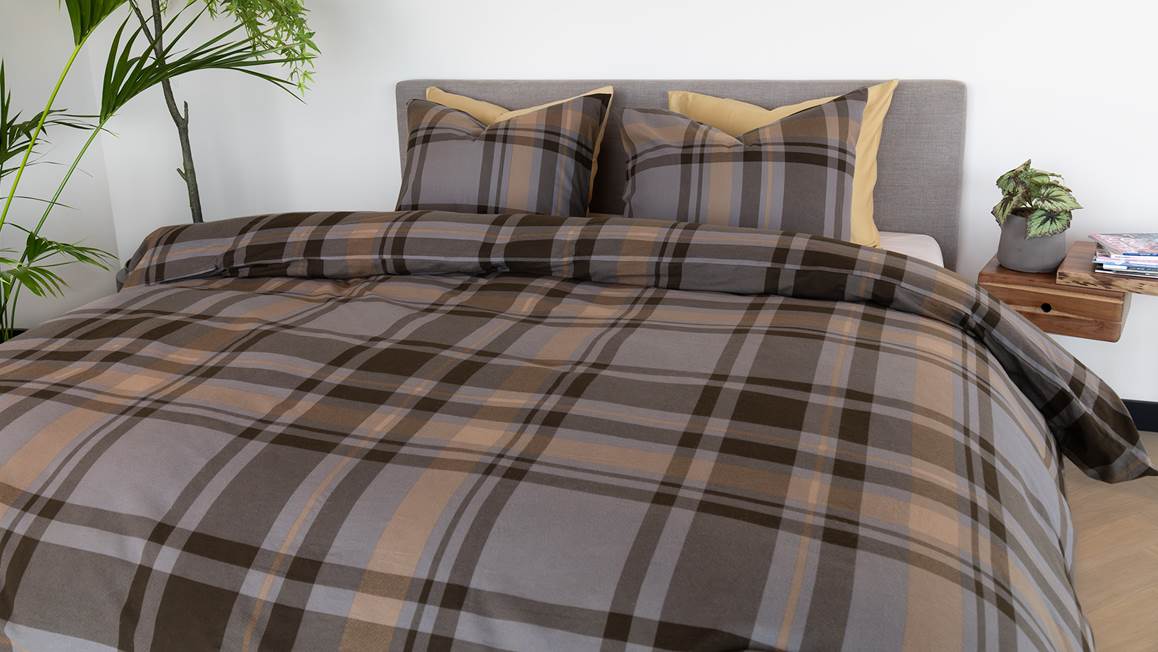 Kayori Anya housse de couette en flanelle