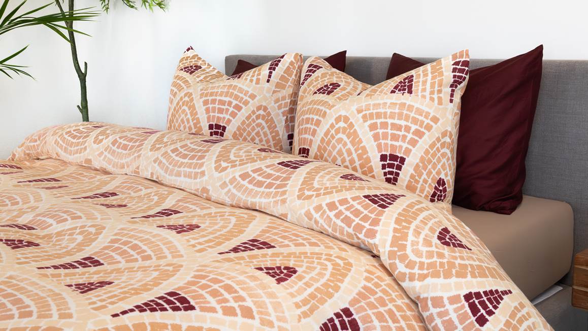 Kayori Erika housse de couette en flanelle