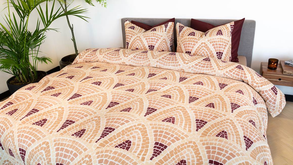 Kayori Erika housse de couette en flanelle