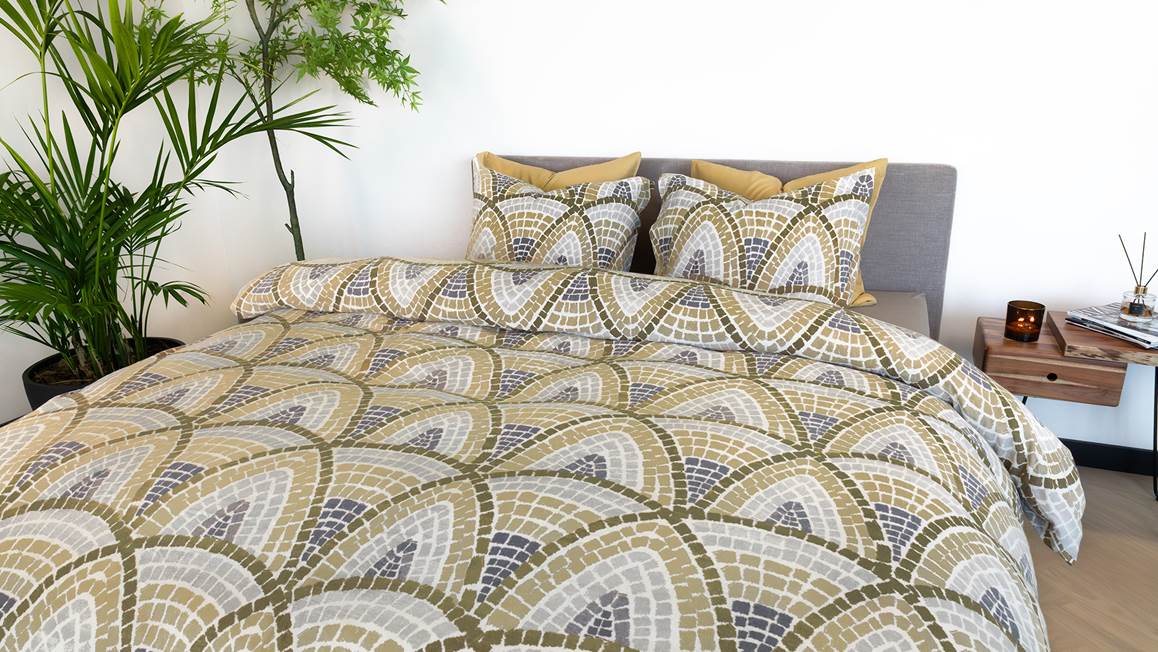 Kayori Erika housse de couette en flanelle