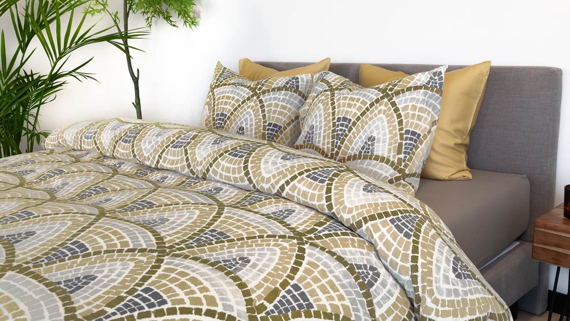 Kayori Erika housse de couette en flanelle