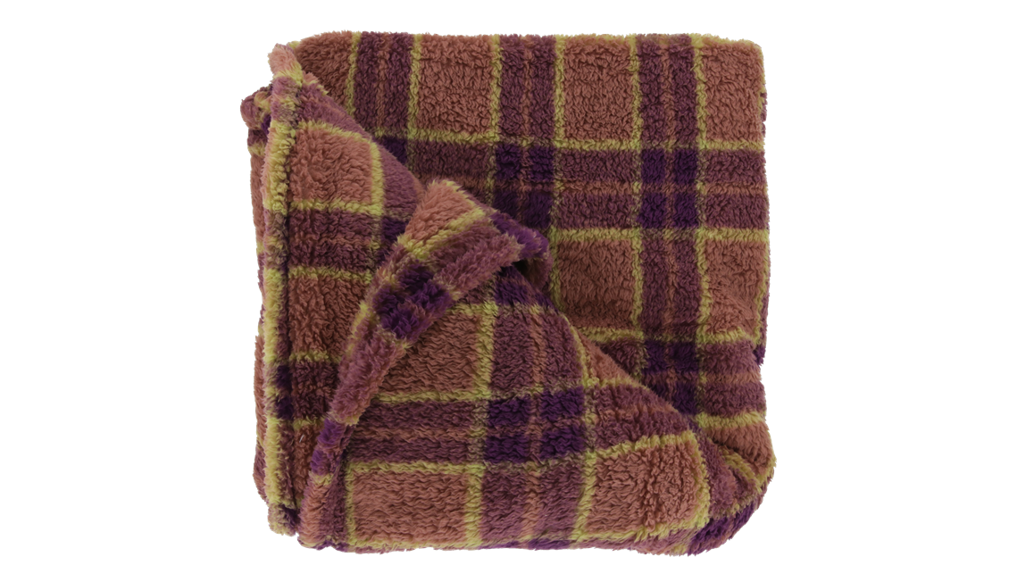 Unique Living Alix plaid polaire