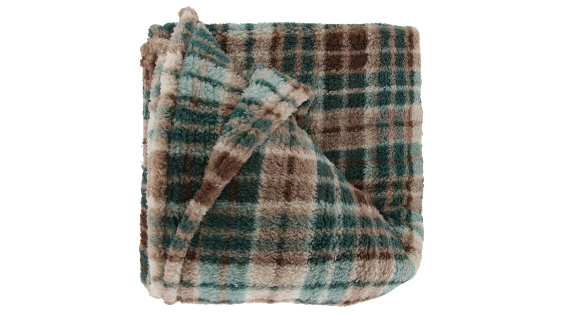 Unique Living Alix plaid polaire
