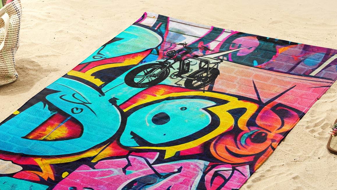 Good Morning Charlie serviette de plage