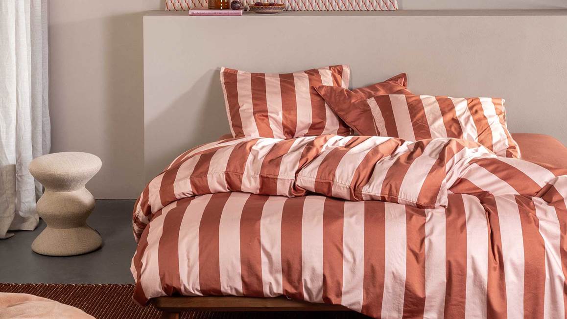 Essenza Minte Stripe housse de couette