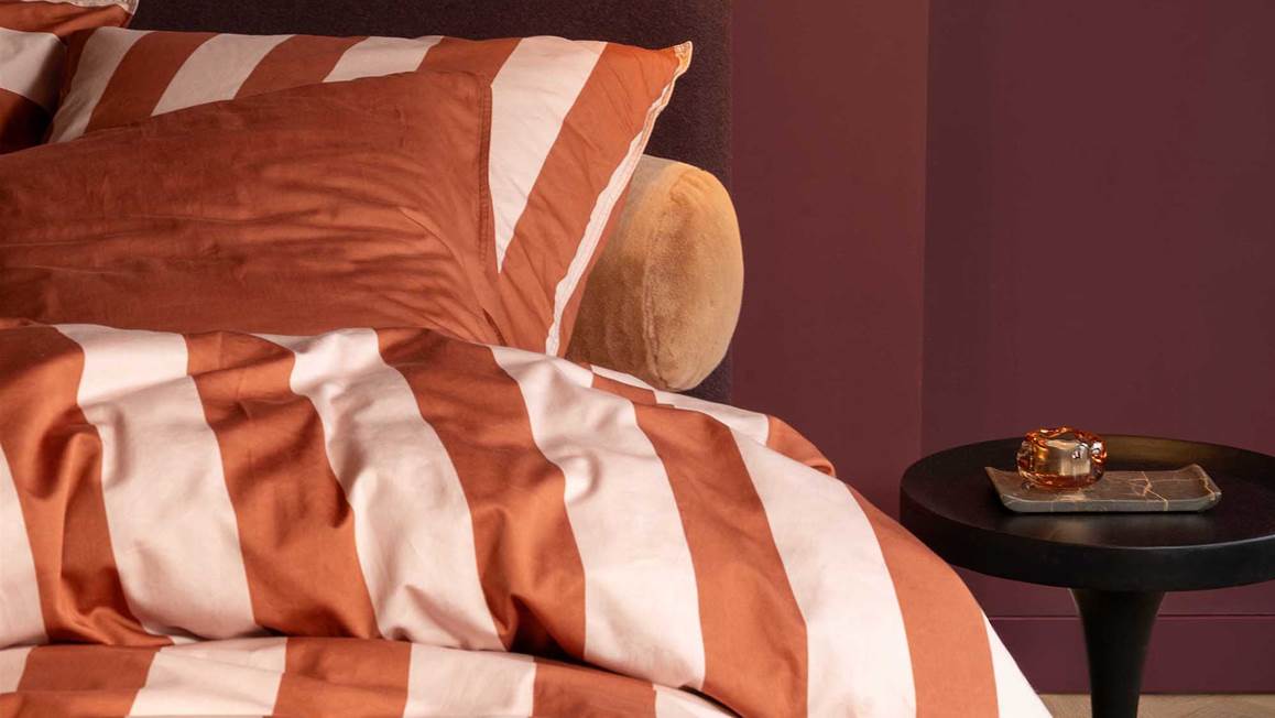 Essenza Minte Stripe housse de couette