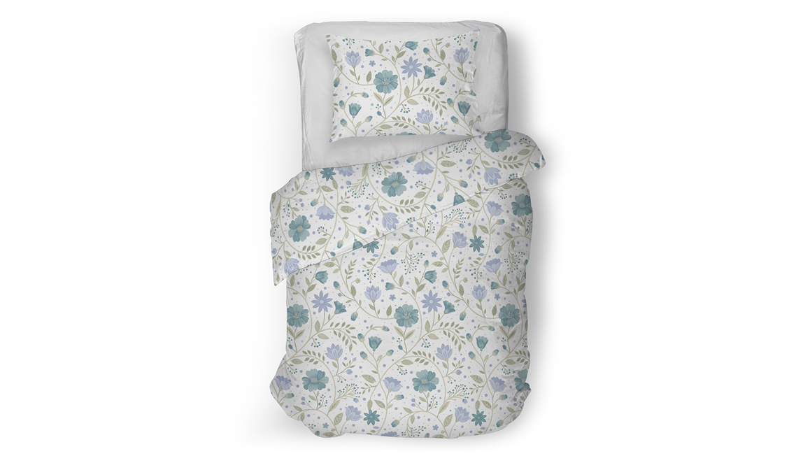 Snoozing Pia housse de couette en flanelle