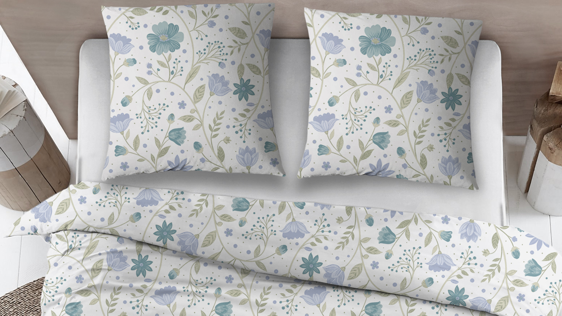 Snoozing Pia housse de couette en flanelle