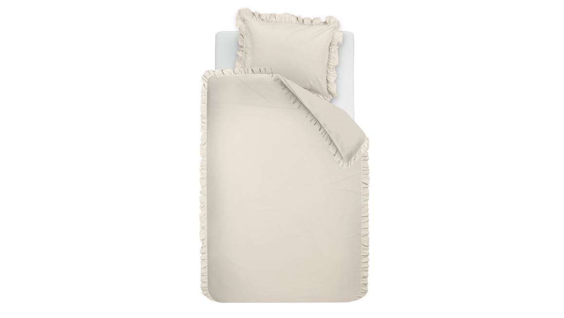 Ambiante Uni Ruffle housse de couette
