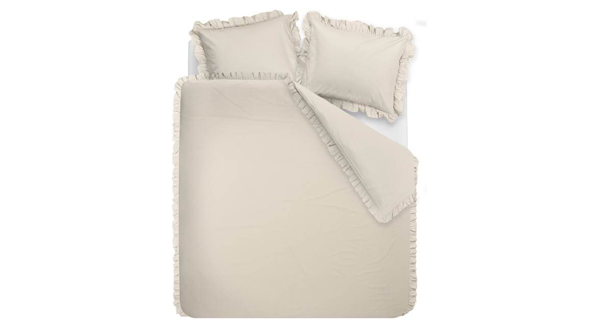 Ambiante Uni Ruffle housse de couette