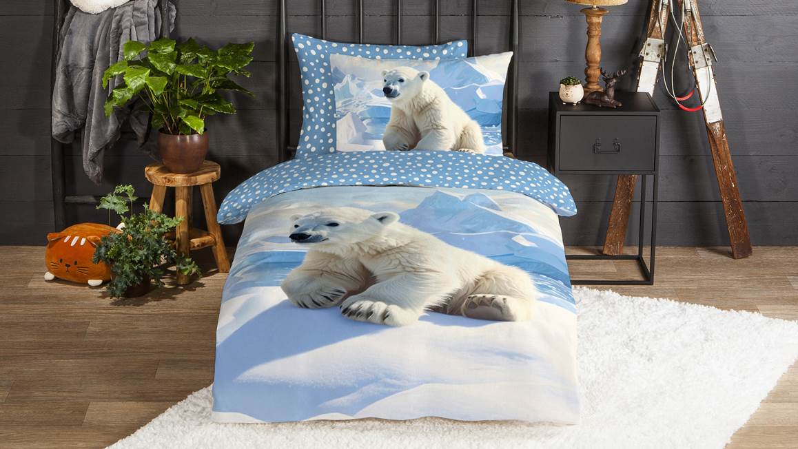 Good Morning Emric housse de couette en flanelle