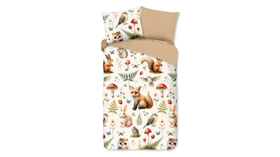 Good Morning Moss housse de couette en flanelle