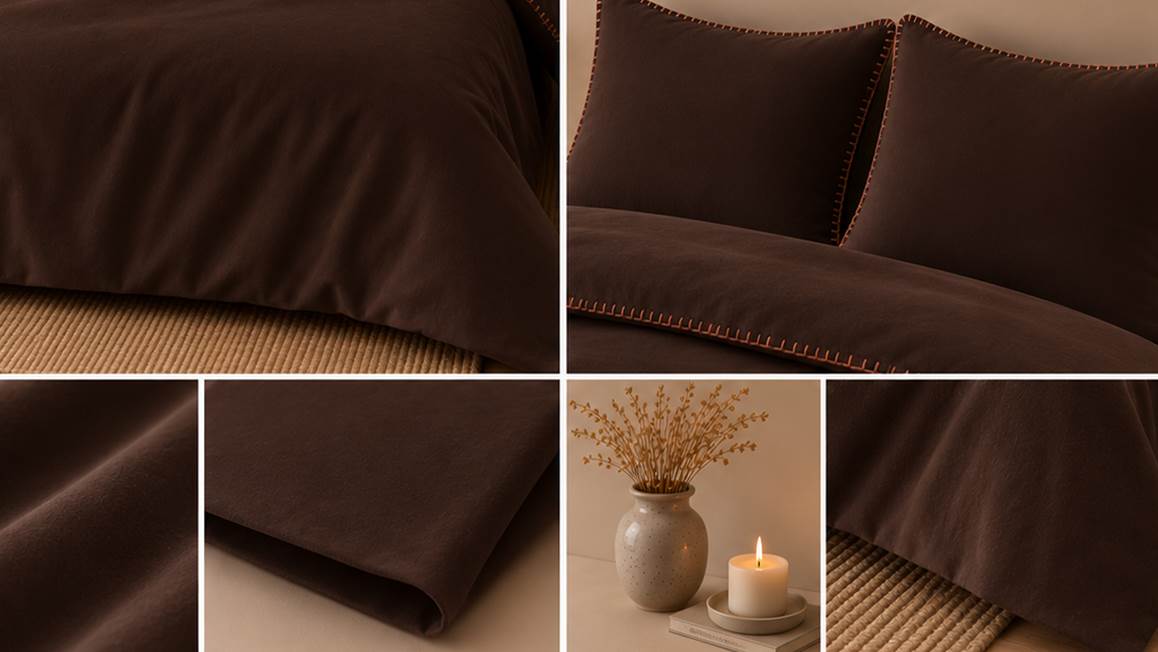 Romanette Visconti housse de couette en flanelle