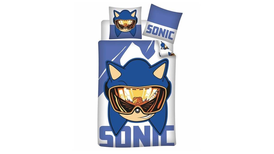 Sonic housse de couette en flanelle