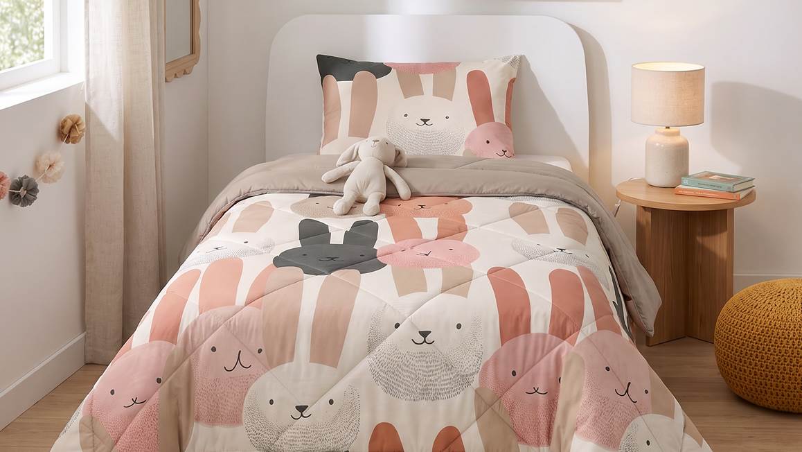 Dreamhouse Bunnyhop couette sans housse