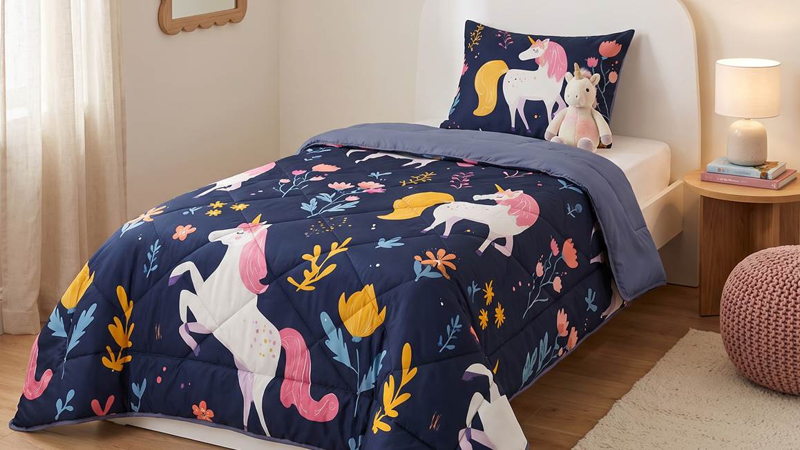 Dreamhouse Unicorn Garden couette sans housse