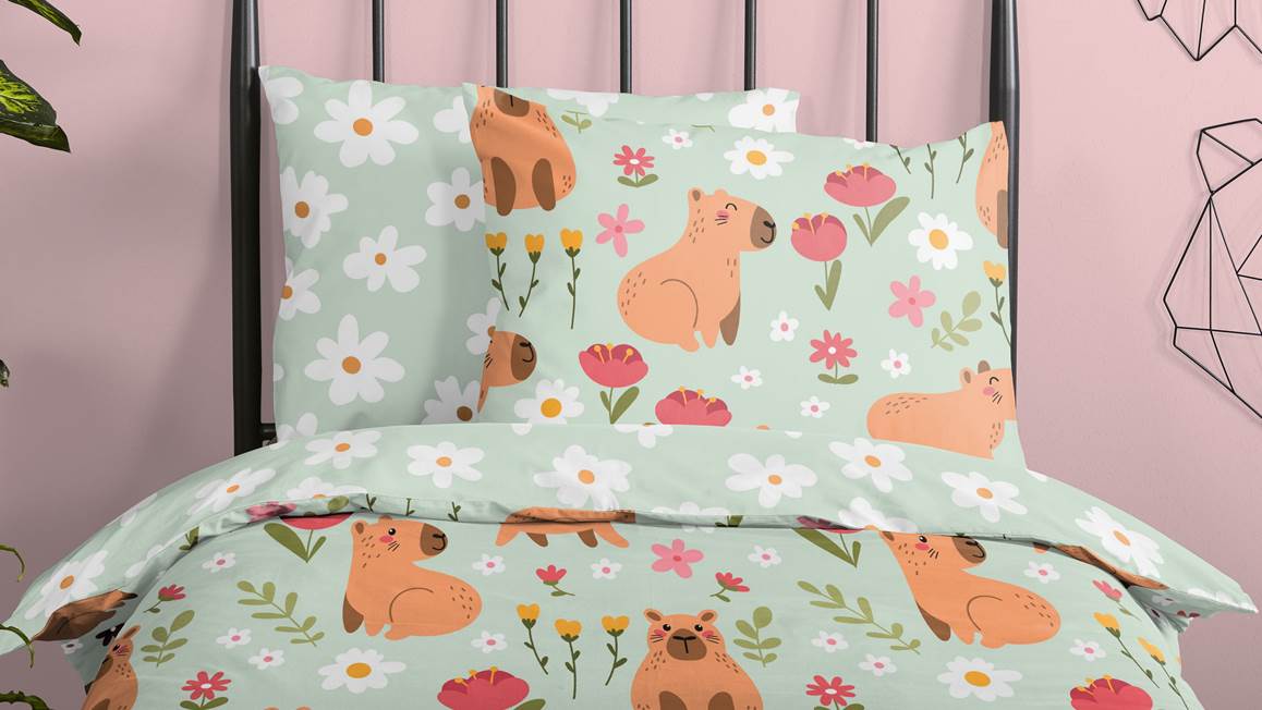 Good Morning Capibara housse de couette