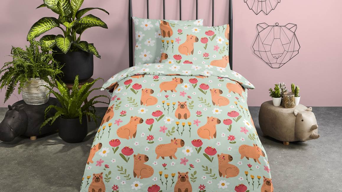 Good Morning Capibara housse de couette