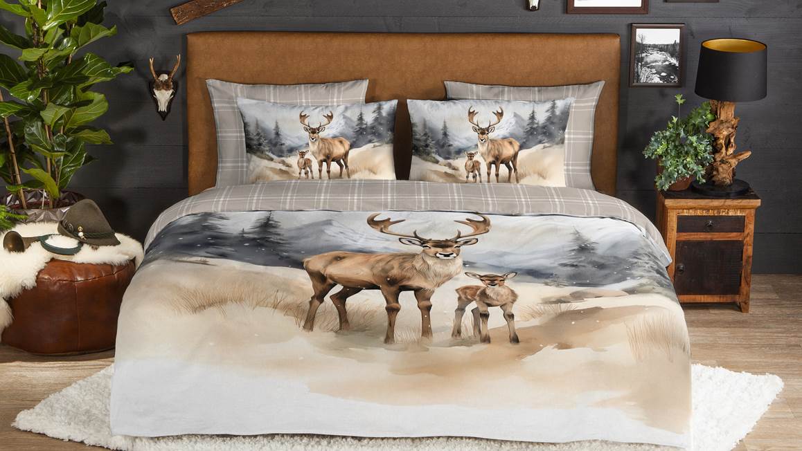 Good Morning Mark housse de couette en flanelle