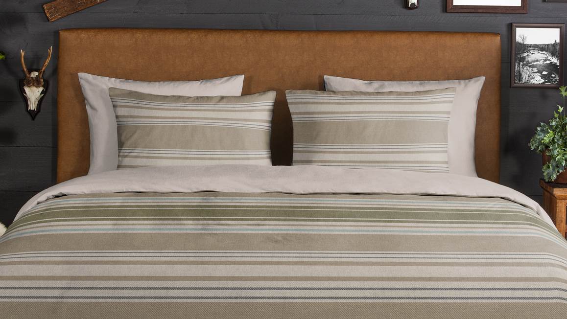 Good Morning Oxford housse de couette en flanelle