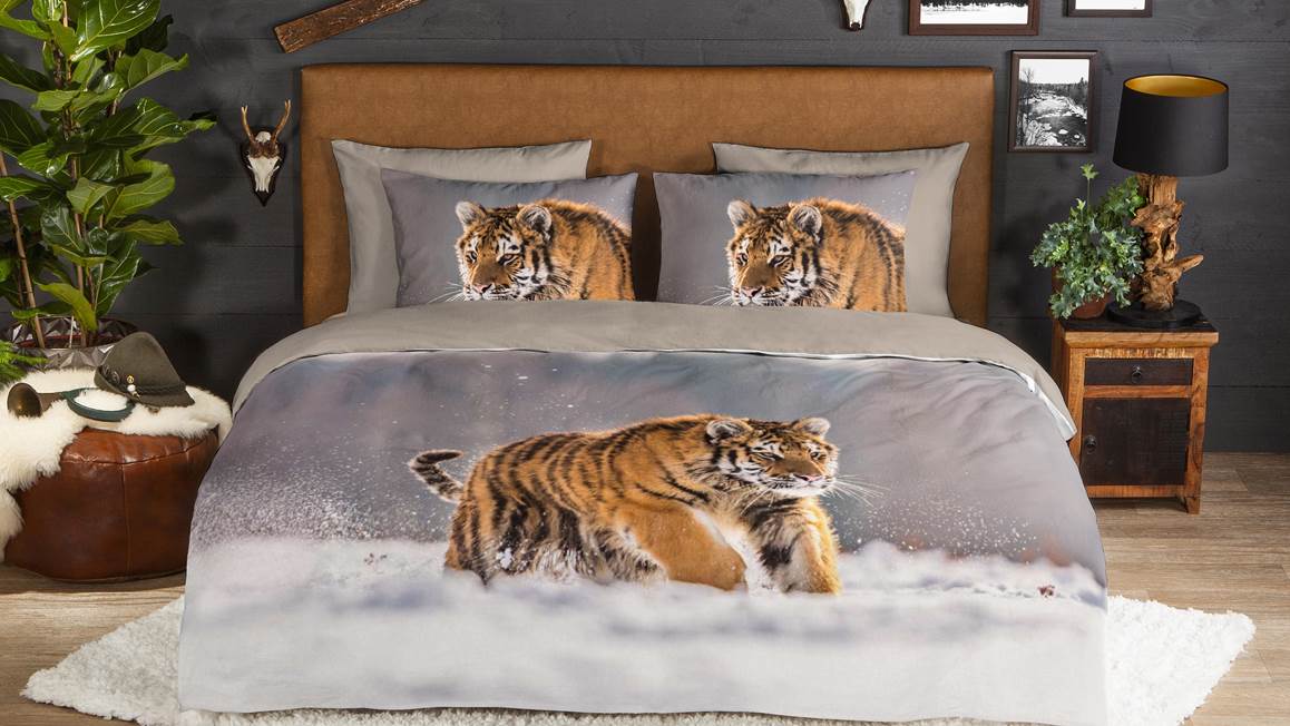 Good Morning Siberian housse de couette en flanelle