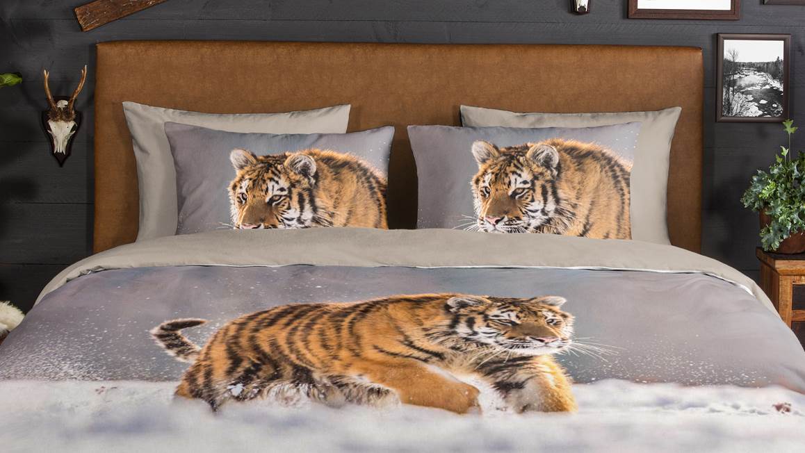 Good Morning Siberian housse de couette en flanelle