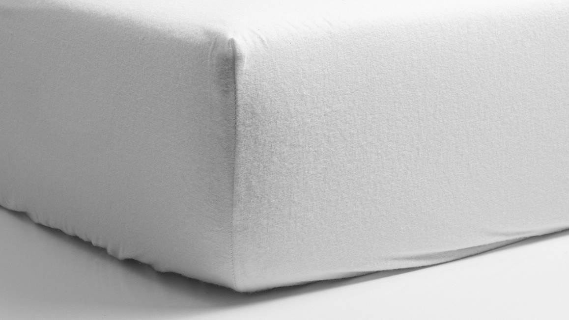Snoozing drap-housse flanelle