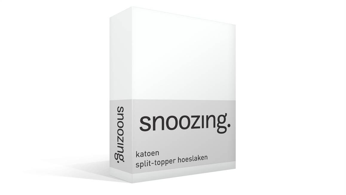 Snoozing drap-housse surmatelas TR coton 57 fils