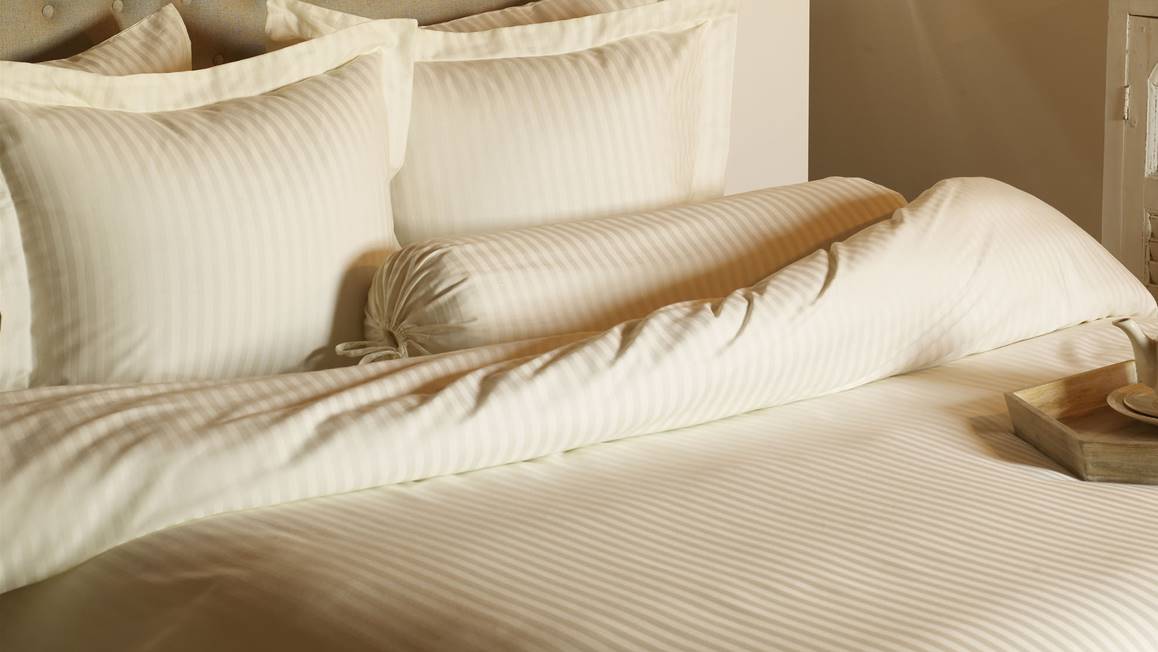 Heckettlane Rayure housse de couette