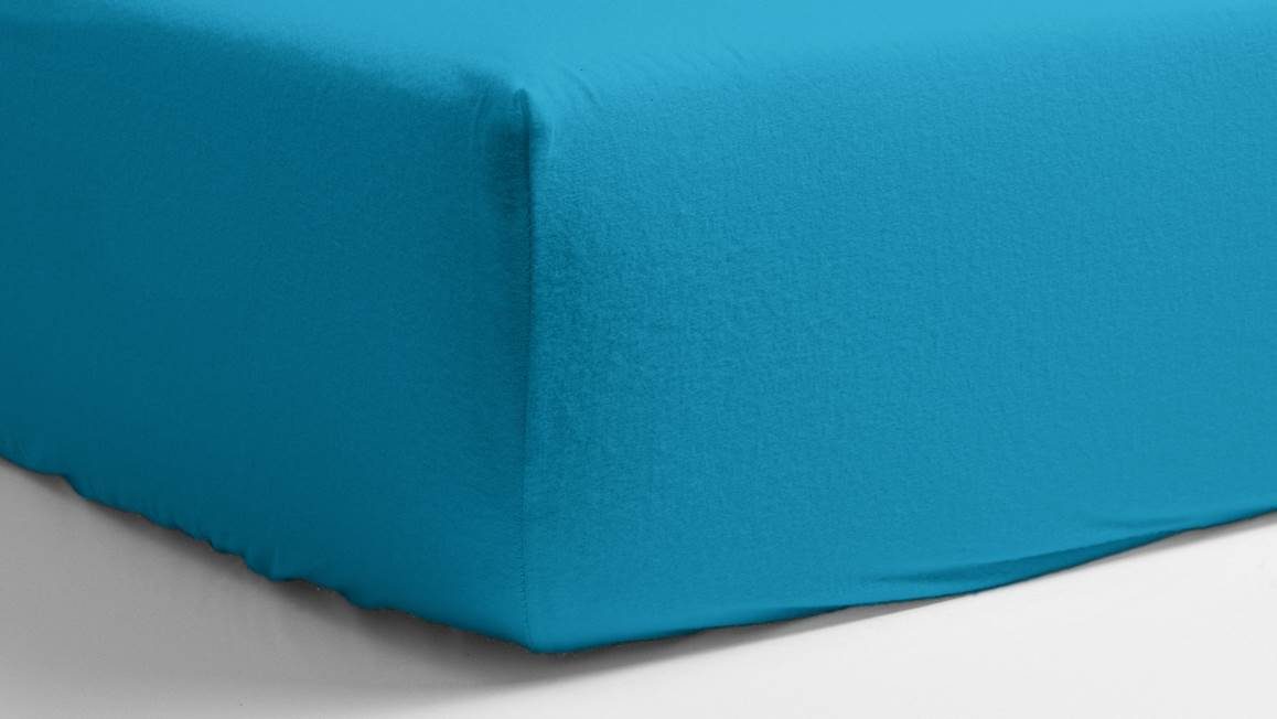 Snoozing drap-housse flanelle