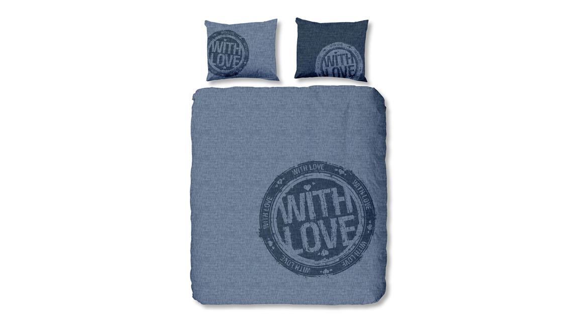 Good Morning With Love housse de couette en flanelle