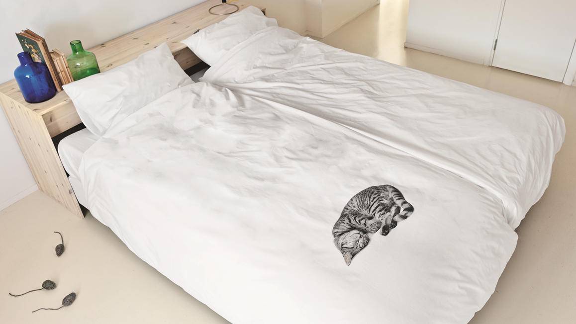 SNURK Ollie housse de couette blanc